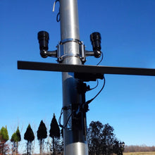 Load image into Gallery viewer, Dual Bullhorn CREE Flagpole Solar Light