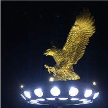 Load image into Gallery viewer, Bald Eagle Finial and Solar Flagpole Light Kit