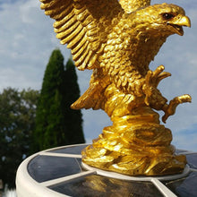 Load image into Gallery viewer, Gold Flying Bald Eagle Flagpole Topper