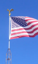 Load image into Gallery viewer, XXL Bald Eagle Finial and Magnum Solar Flagpole Light Kit