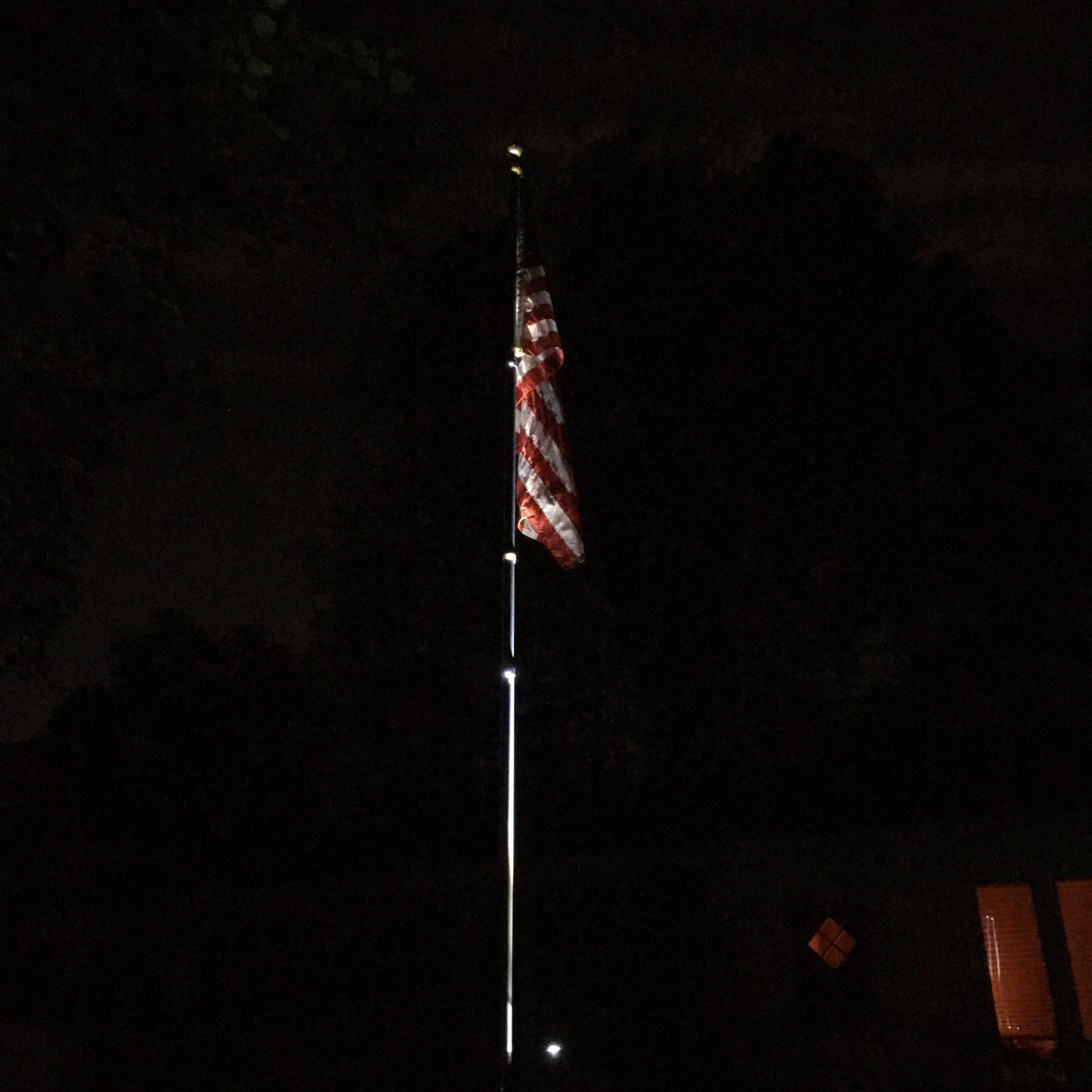 Flagpole spotlight clearance