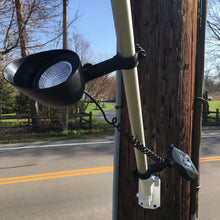 Load image into Gallery viewer, Mounted Flagpole with Solar Flagpole Light Kit