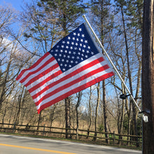 Load image into Gallery viewer, Mounted Flagpole with Solar Flagpole Light Kit