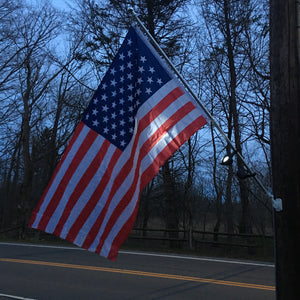 Mounted Flagpole Solar Light