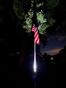 Solar Flagpole Spotlight CREE