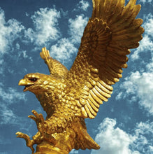Load image into Gallery viewer, Bald Eagle Finial and Solar Flagpole Light Kit