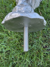 Load image into Gallery viewer, Silver Flying Bald Eagle Flagpole Topper
