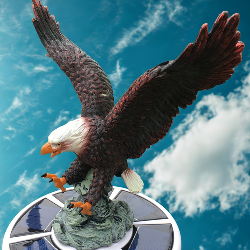Flying Eagle Flagpole Topper