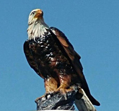 Bald Eagle Flagpole Topper