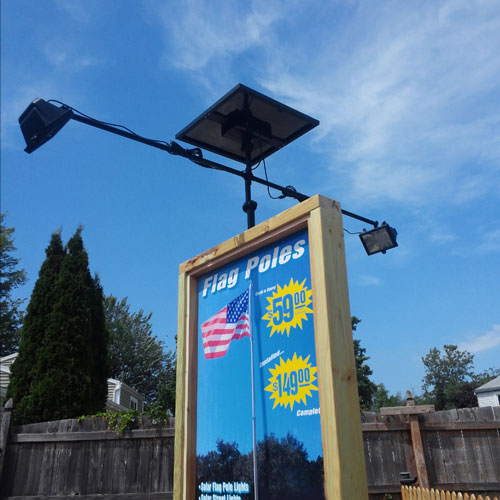 Tilståelse gennemsnit mestre Dual Sided Advertising Sign Light -15W Solar Outdoor Business Lighting –  Illumination Alley