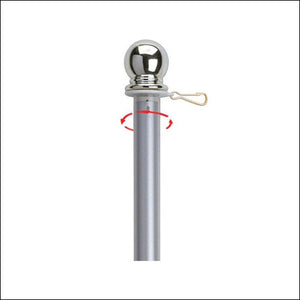 Mounted Spinning Flagpole