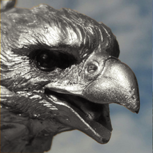 Load image into Gallery viewer, Silver Flying Bald Eagle Flagpole Topper