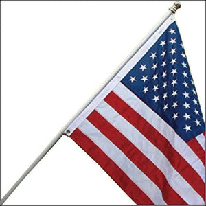 Mounted Flagpole Kit with Solar Flagpole Light