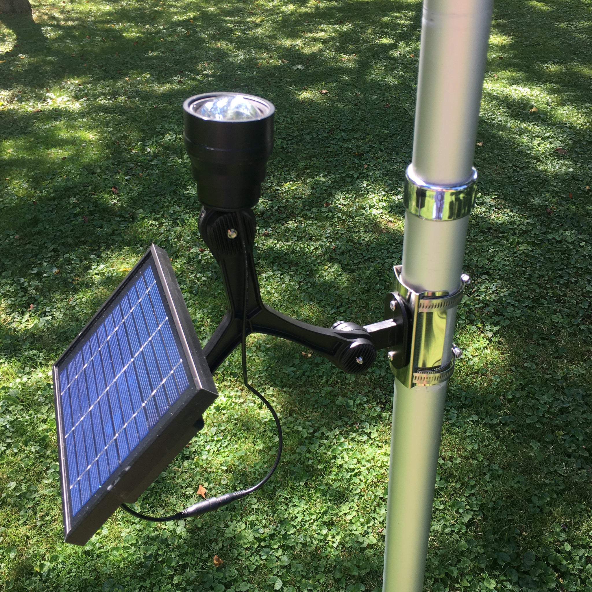 Commercial Solar Powered Flagpole Lights | Shelly Lighting