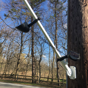 Mounted Flagpole Kit with Solar Flagpole Light